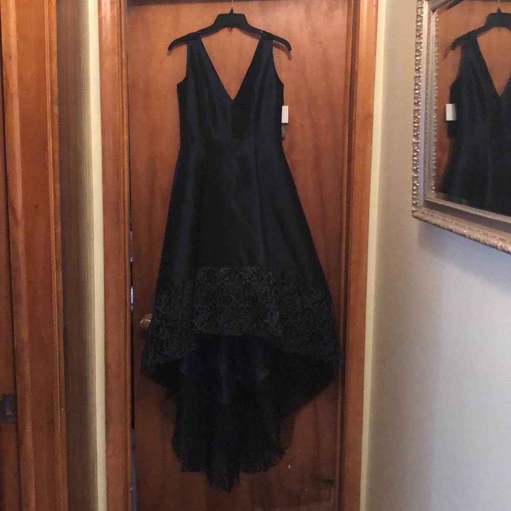 Navy Blue Betsy & Adam Ball gown dress